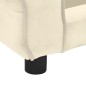vidaXL Sofá para perros felpa color crema 72x45x30 cm vidaXL Sofá para perros felpa color crema 72x45x30 cm