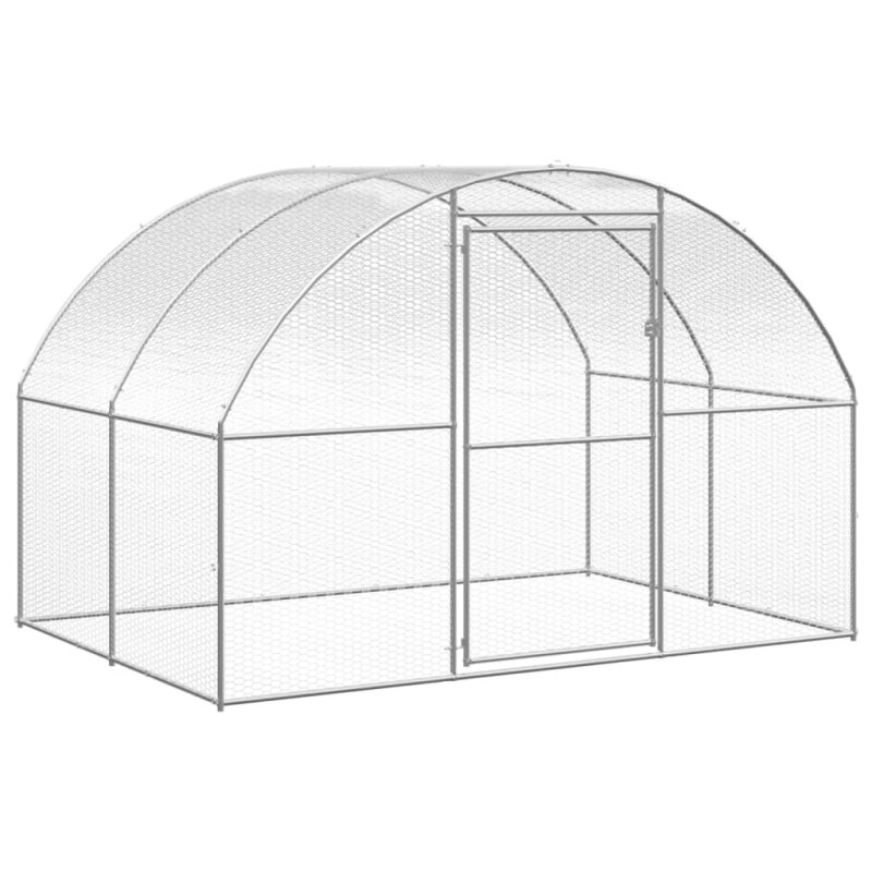 vidaXL Gallinero de exterior de acero galvanizado 3x2x2 m vidaXL Gallinero de exterior de acero galvanizado 3x2x2 m