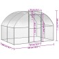 vidaXL Gallinero de exterior de acero galvanizado 3x2x2 m vidaXL Gallinero de exterior de acero galvanizado 3x2x2 m