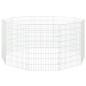 vidaXL Jaula para conejos 10 paneles hierro galvanizado 54x80 cm vidaXL Jaula para conejos 10 paneles hierro galvanizado 54x80 cm