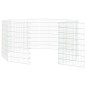 vidaXL Jaula para conejos 10 paneles hierro galvanizado 54x80 cm vidaXL Jaula para conejos 10 paneles hierro galvanizado 54x80 cm