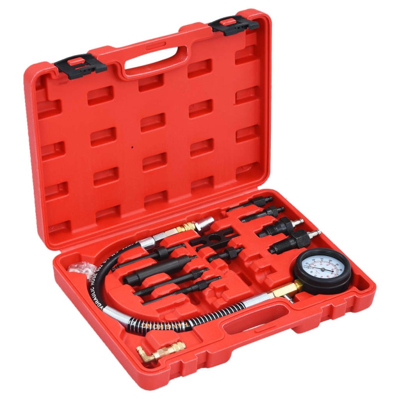 vidaXL Kit de comprobación de compresión de motor diésel 12 piezas vidaXL Kit de comprobación de compresión de motor diésel 12 piezas