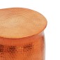 vidaXL Taburete/mesita de centro de aluminio martillado color cobre vidaXL Taburete/mesita de centro de aluminio martillado color cobre