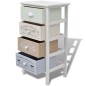 vidaXL Mueble de almacenaje estilo francés con 4 cajones madera vidaXL Mueble de almacenaje estilo francés con 4 cajones madera