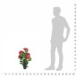 vidaXL Planta artificial hortensia con macetero 60 cm roja vidaXL Planta artificial hortensia con macetero 60 cm roja