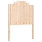 vidaXL Estructura de cama individual con cabecero madera maciza vidaXL Estructura de cama individual con cabecero madera maciza