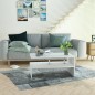vidaXL Mesa de centro de madera contrachapada 90x59x42cm blanca vidaXL Mesa de centro de madera contrachapada 90x59x42cm blanca