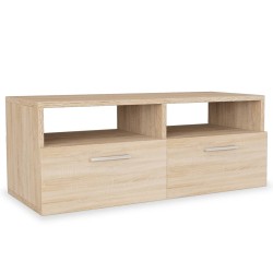 vidaXL Mueble de TV madera de ingeniería roble 95x35x36 cm