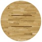 vidaXL Superficie de mesa redonda madera maciza de roble 23 mm 400 mm vidaXL Superficie de mesa redonda madera maciza de roble 23 mm 400 mm