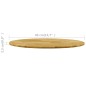 vidaXL Superficie de mesa redonda madera maciza de roble 23 mm 400 mm vidaXL Superficie de mesa redonda madera maciza de roble 23 mm 400 mm
