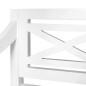vidaXL Sillas Batavia 2 unidades madera maciza de caoba blanco vidaXL Sillas Batavia 2 unidades madera maciza de caoba blanco
