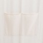 vidaXL Biombo divisor 5 paneles de tela crema 200x170x4 cm vidaXL Biombo divisor 5 paneles de tela crema 200x170x4 cm