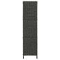 vidaXL Biombo divisor 3 paneles jacinto de agua negro 116x160 cm vidaXL Biombo divisor 3 paneles jacinto de agua negro 116x160 cm