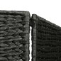 vidaXL Biombo divisor 3 paneles jacinto de agua negro 116x160 cm vidaXL Biombo divisor 3 paneles jacinto de agua negro 116x160 cm