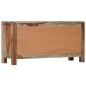 vidaXL Aparador de madera maciza de sheesham gris 100x30x50 cm