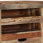 vidaXL Aparador de madera maciza de sheesham gris 100x30x50 cm