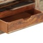 vidaXL Aparador de madera maciza de sheesham gris 100x30x50 cm