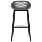 vidaXL Taburetes de cocina 2 unidades gris vidaXL Taburetes de cocina 2 unidades gris