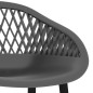 vidaXL Taburetes de cocina 2 unidades gris vidaXL Taburetes de cocina 2 unidades gris