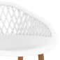 vidaXL Taburetes de cocina 2 unidades blanco vidaXL Taburetes de cocina 2 unidades blanco