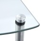 vidaXL Estantería 4 niveles cristal templado transparente 30x30x100 cm vidaXL Estantería 4 niveles cristal templado transparente 30x30x100 cm