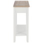 vidaXL Mesa consola de madera blanco 110x35x80 cm vidaXL Mesa consola de madera blanco 110x35x80 cm