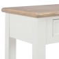 vidaXL Mesa consola de madera blanco 110x35x80 cm vidaXL Mesa consola de madera blanco 110x35x80 cm