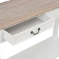 vidaXL Mesa consola de madera blanco 110x35x80 cm vidaXL Mesa consola de madera blanco 110x35x80 cm