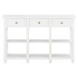 vidaXL Mesa consola de MDF blanca 120x30x76 cm vidaXL Mesa consola de MDF blanca 120x30x76 cm