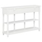 vidaXL Mesa consola de MDF blanca 120x30x76 cm vidaXL Mesa consola de MDF blanca 120x30x76 cm