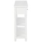 vidaXL Mesa consola de MDF blanca 120x30x76 cm vidaXL Mesa consola de MDF blanca 120x30x76 cm