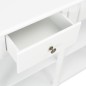 vidaXL Mesa consola de MDF blanca 120x30x76 cm vidaXL Mesa consola de MDF blanca 120x30x76 cm