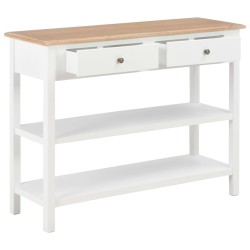 vidaXL Aparador de MDF 110x35x80 cm blanco
