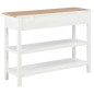 vidaXL Aparador de MDF 110x35x80 cm blanco vidaXL Aparador de MDF 110x35x80 cm blanco