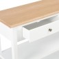 vidaXL Aparador de MDF 110x35x80 cm blanco vidaXL Aparador de MDF 110x35x80 cm blanco