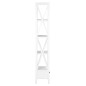 vidaXL Estantería con 1 cajón de MDF blanco 40x30x170 cm vidaXL Estantería con 1 cajón de MDF blanco 40x30x170 cm