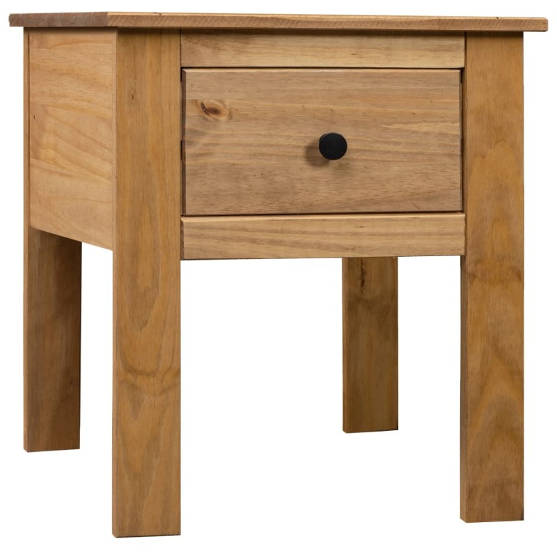 vidaXL Mesita de noche de madera maciza pino estilo Panamá 46x40x57 cm vidaXL Mesita de noche de madera maciza pino estilo Panamá 46x40x57 cm