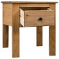 vidaXL Mesita de noche de madera maciza pino estilo Panamá 46x40x57 cm vidaXL Mesita de noche de madera maciza pino estilo Panamá 46x40x57 cm