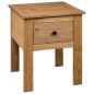 vidaXL Mesita de noche de madera maciza pino estilo Panamá 46x40x57 cm vidaXL Mesita de noche de madera maciza pino estilo Panamá 46x40x57 cm