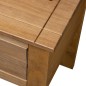 vidaXL Mesita de noche de madera maciza pino estilo Panamá 46x40x57 cm vidaXL Mesita de noche de madera maciza pino estilo Panamá 46x40x57 cm
