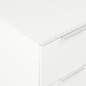 vidaXL Aparador de madera de ingeniería blanco brillante 60x35x80 cm vidaXL Aparador de madera de ingeniería blanco brillante 60x35x80 cm