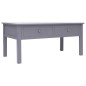 vidaXL Mesa de centro de madera gris 100x50x45 cm vidaXL Mesa de centro de madera gris 100x50x45 cm