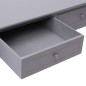 vidaXL Mesa de centro de madera gris 100x50x45 cm vidaXL Mesa de centro de madera gris 100x50x45 cm