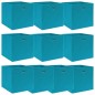 vidaXL Cajas de almacenaje 10 uds tela azul celeste 32x32x32 cm vidaXL Cajas de almacenaje 10 uds tela azul celeste 32x32x32 cm