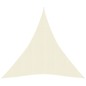 vidaXL Toldo de vela HDPE color crema 160 g/m² 4x5x5 m vidaXL Toldo de vela HDPE color crema 160 g/m² 4x5x5 m