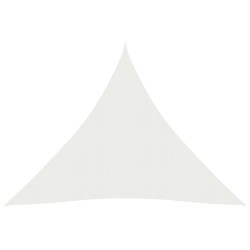 vidaXL Toldo de vela HDPE blanco 160 g/m² 3x3x3 m