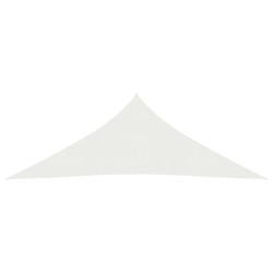 vidaXL Toldo de vela HDPE blanco 160 g/m² 3x3x3 m