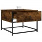 vidaXL Mesa de centro madera contrachapada roble ahumado 51x51x40 cm vidaXL Mesa de centro madera contrachapada roble ahumado 51x51x40 cm