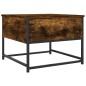 vidaXL Mesa de centro madera contrachapada roble ahumado 51x51x40 cm vidaXL Mesa de centro madera contrachapada roble ahumado 51x51x40 cm