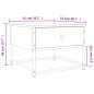 vidaXL Mesa de centro madera contrachapada roble ahumado 51x51x40 cm vidaXL Mesa de centro madera contrachapada roble ahumado 51x51x40 cm